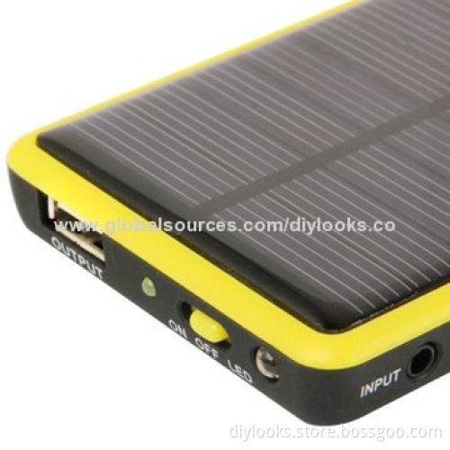 2600mAh Mobile Phone Emergency Power Station with Solar Charger